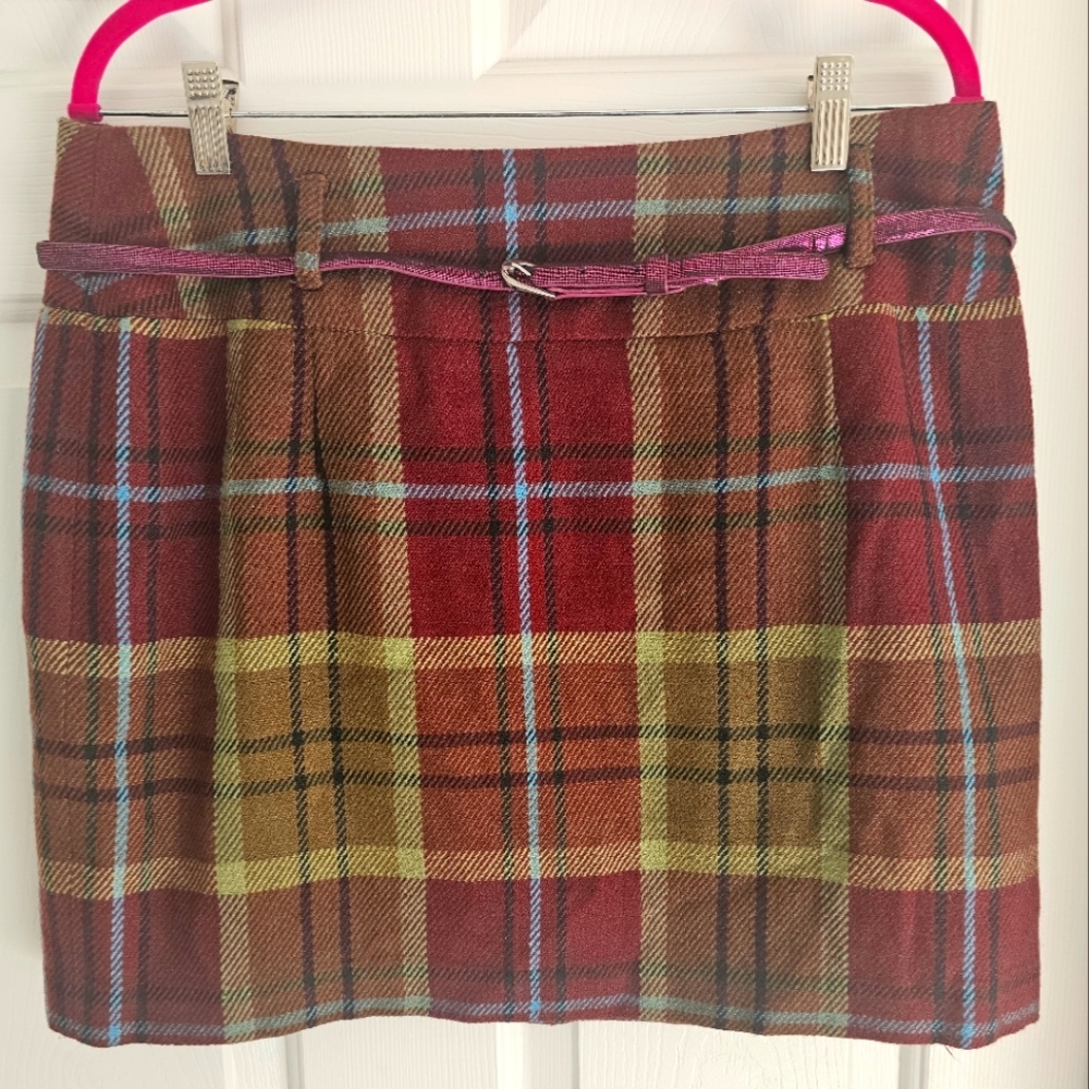 Daniel Cremieux Plaid Mini Skirt  12